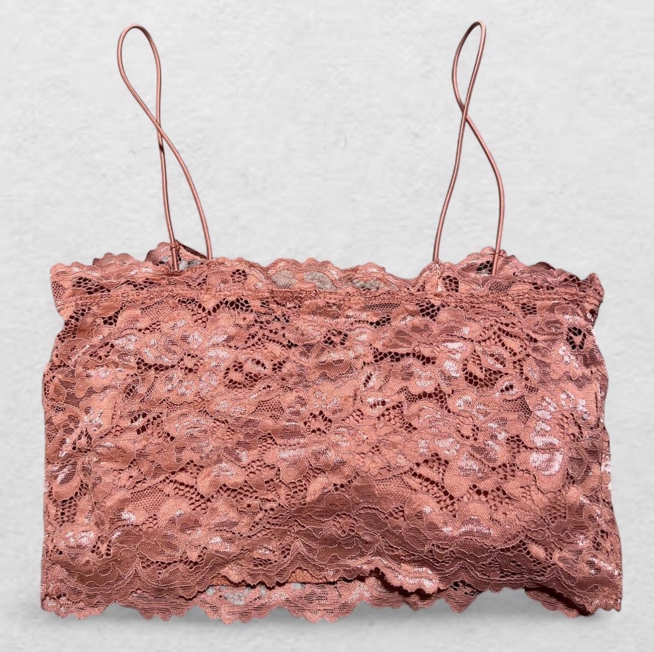 Other Boho pink lace bralette / crop top Size M / US 6-8 / IT 42-44 - 4 Thumbnail