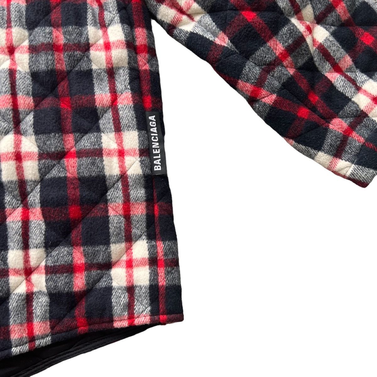 Balenciaga BALENCIAGA 19FW FLANNEL PADDED SHIRTS JACKET Size US M / EU 48-50 / 2 - 4 Thumbnail