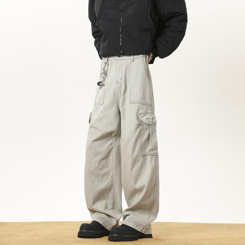 Japanese Brand × Jean Retro loose high street pocket jeans Size US 32 / EU 48 - 4 Thumbnail