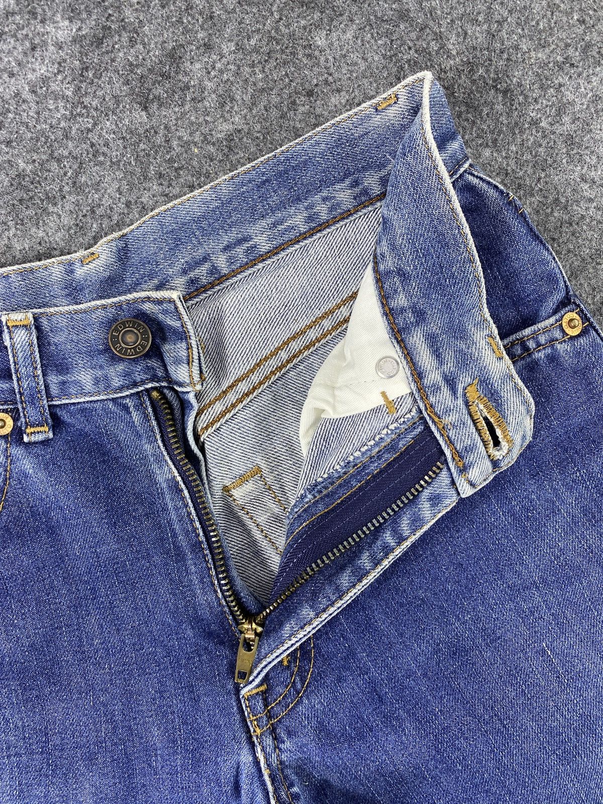 Edwin × Japanese Brand × Jean Edwin Miss 503 Blue Wash Jeans - J1114 Size 25" / US 0 / IT 36 - 7 Thumbnail