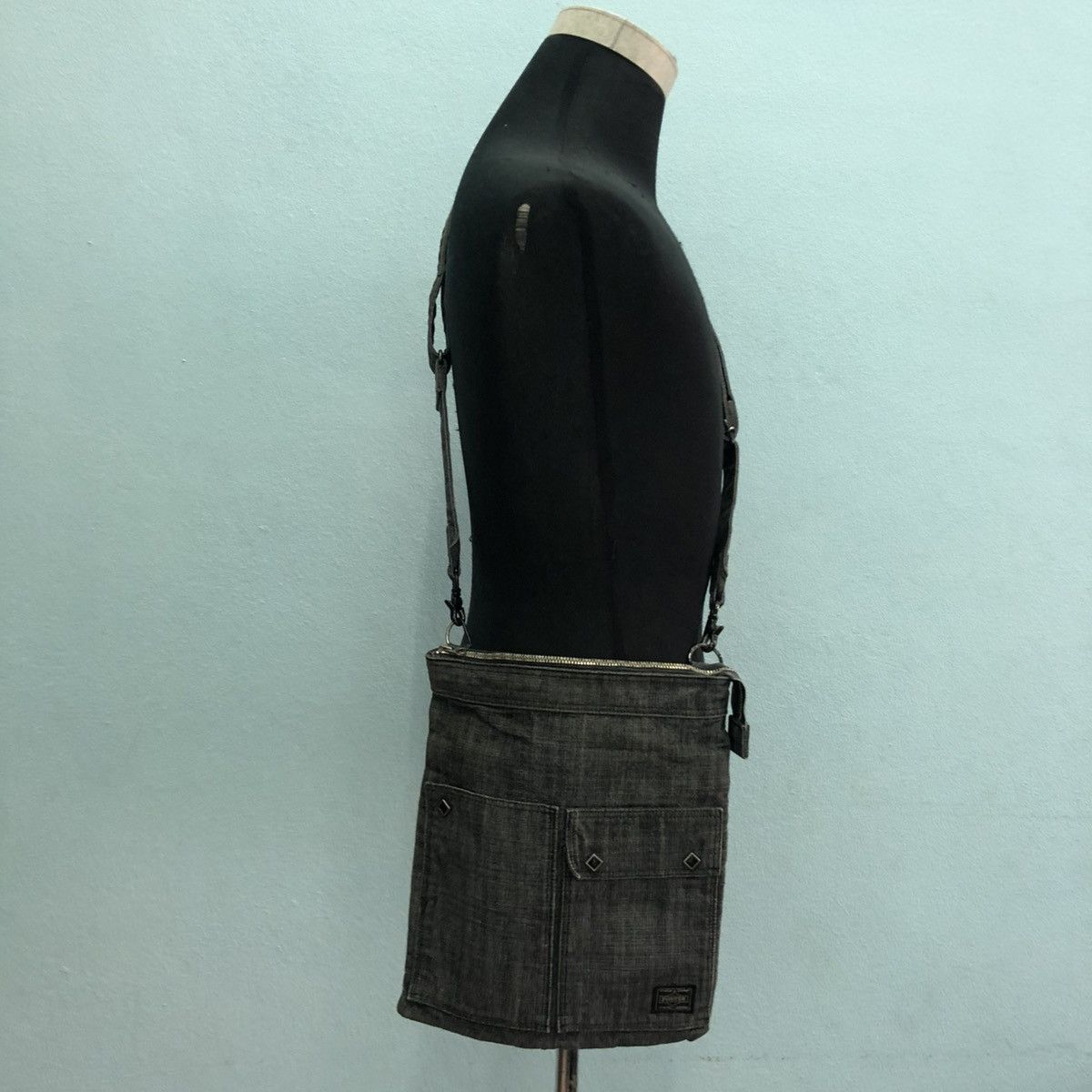 Porter ‼️YES‼️ PORTER DENIME CROSSBODY SLING BAG Size ONE SIZE - 13 Thumbnail