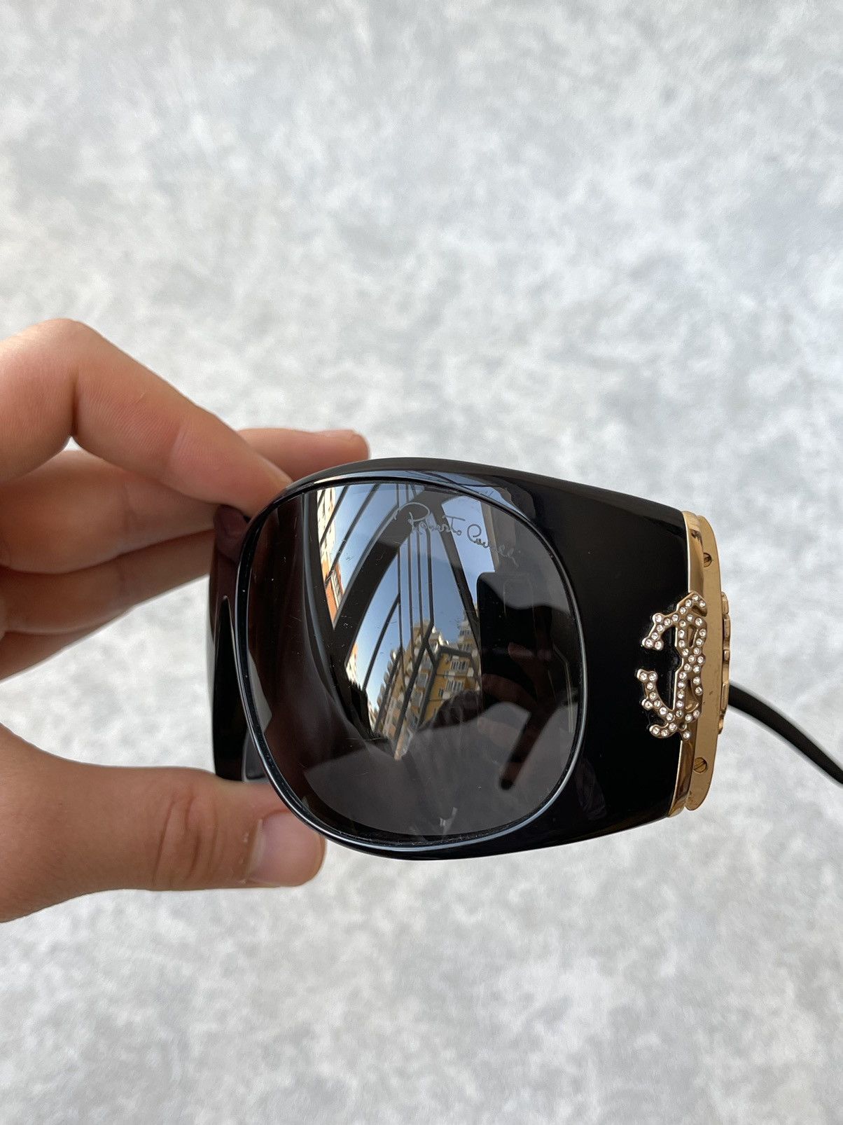 Roberto Cavalli Roberto Cavalli Demodoco 224S Sunglasses Y2K Swarovski Logo Size ONE SIZE - 3 Thumbnail