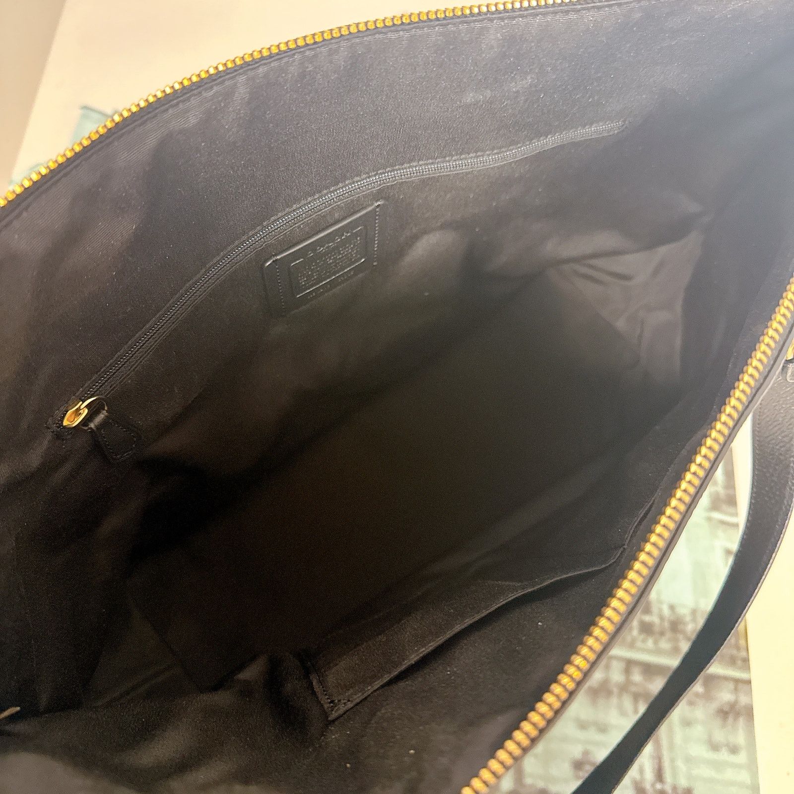 Coach Coach C8365 Gallery Tote Pebble Leather With Diary Black Size ONE SIZE - 6 Thumbnail