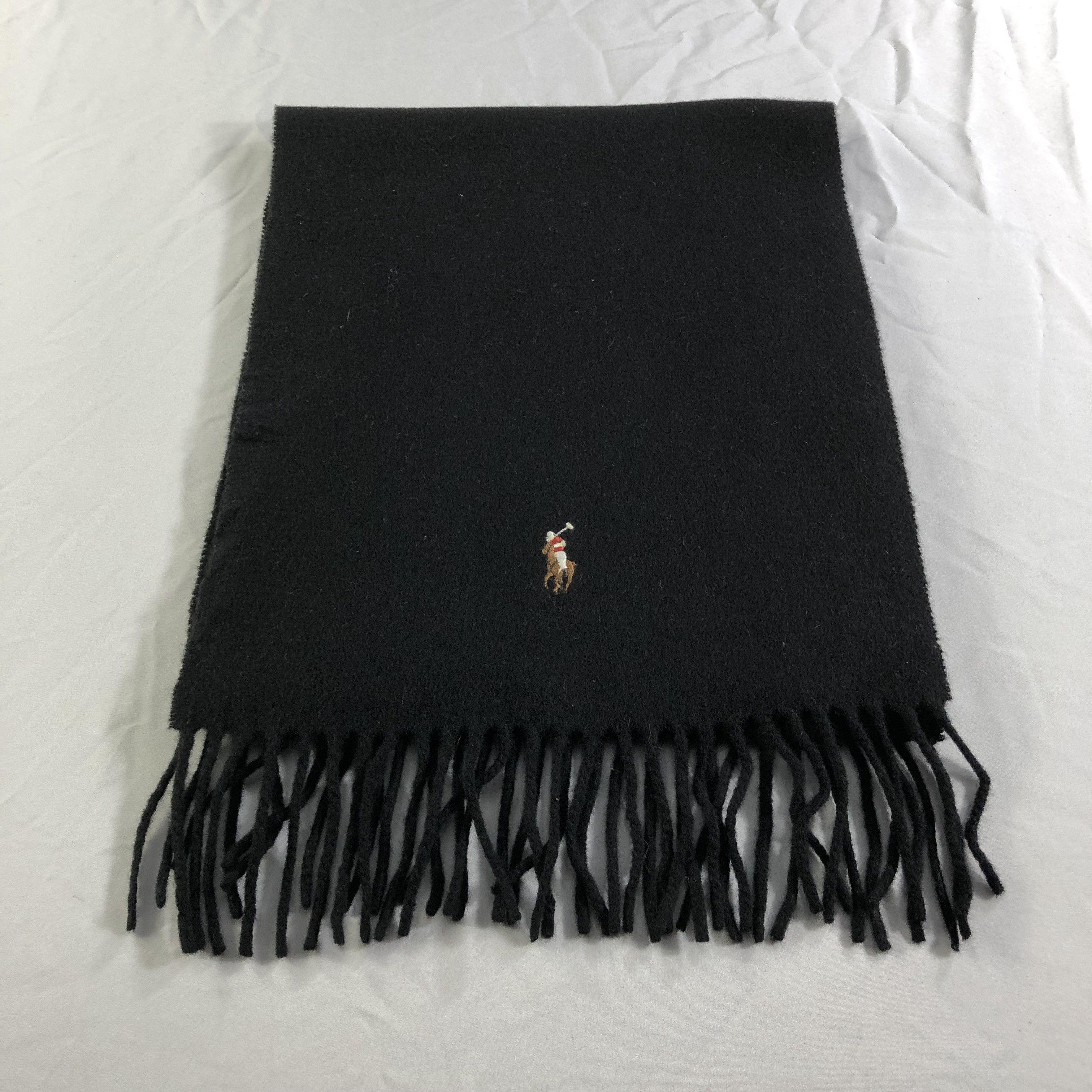 Polo Ralph Lauren Polo Ralph Lauren Wool Scarf Muffler Neckwear V2299 Size ONE SIZE - 2 Thumbnail