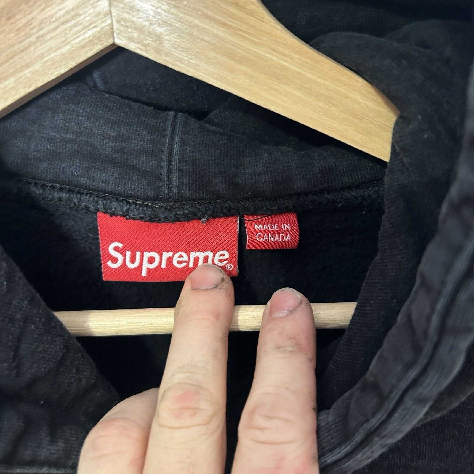 Supreme Supreme Pearl Hooded Sweatshirt “Black” FW20 Size US M / EU 48-50 / 2 - 9 Thumbnail