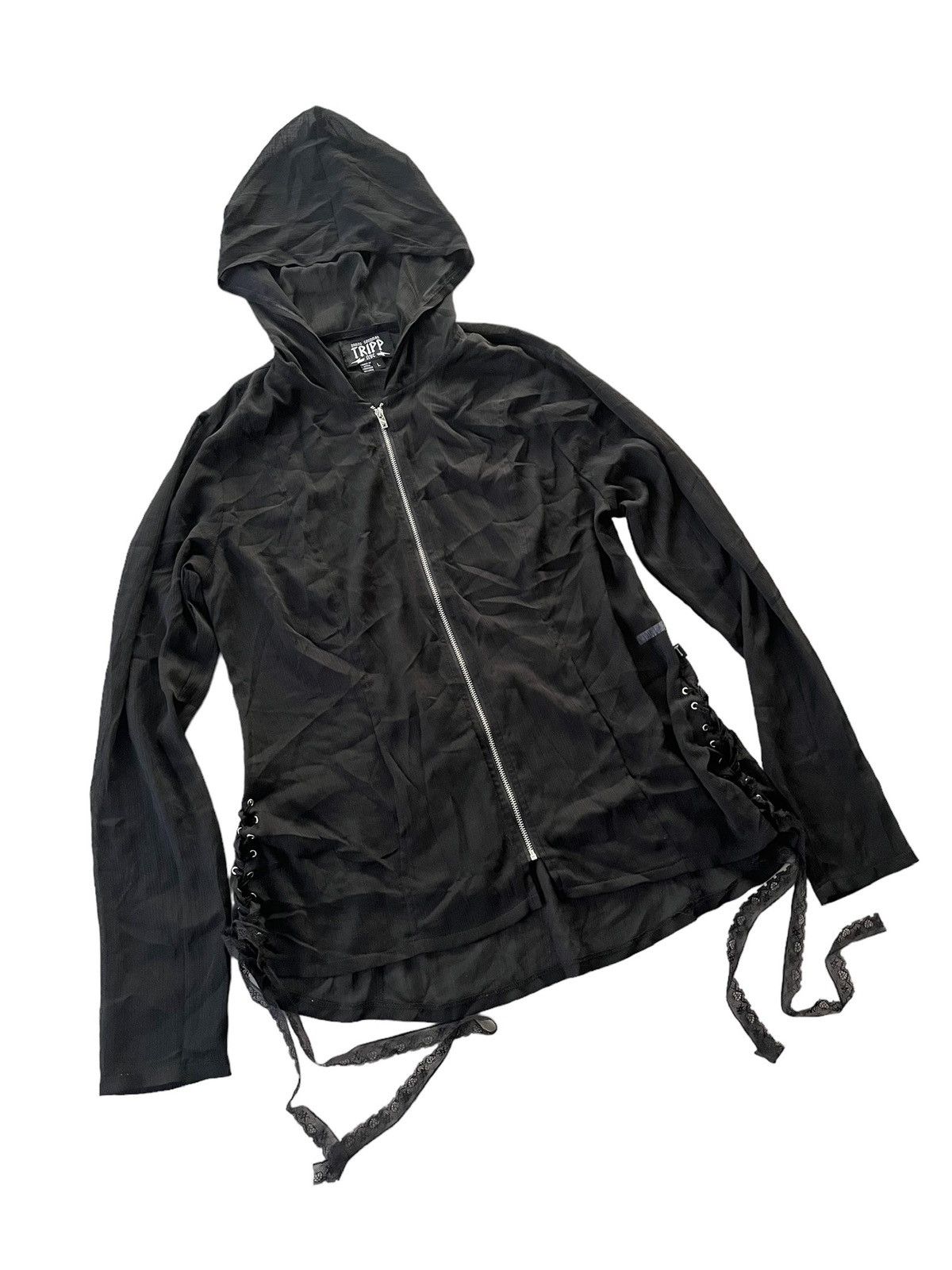 If Six Was Nine Daang Goodman Tripp Nyc Seditionaries Punk Silk Zip Hoodie Size US L / EU 52-54 / 3 - 12 Thumbnail