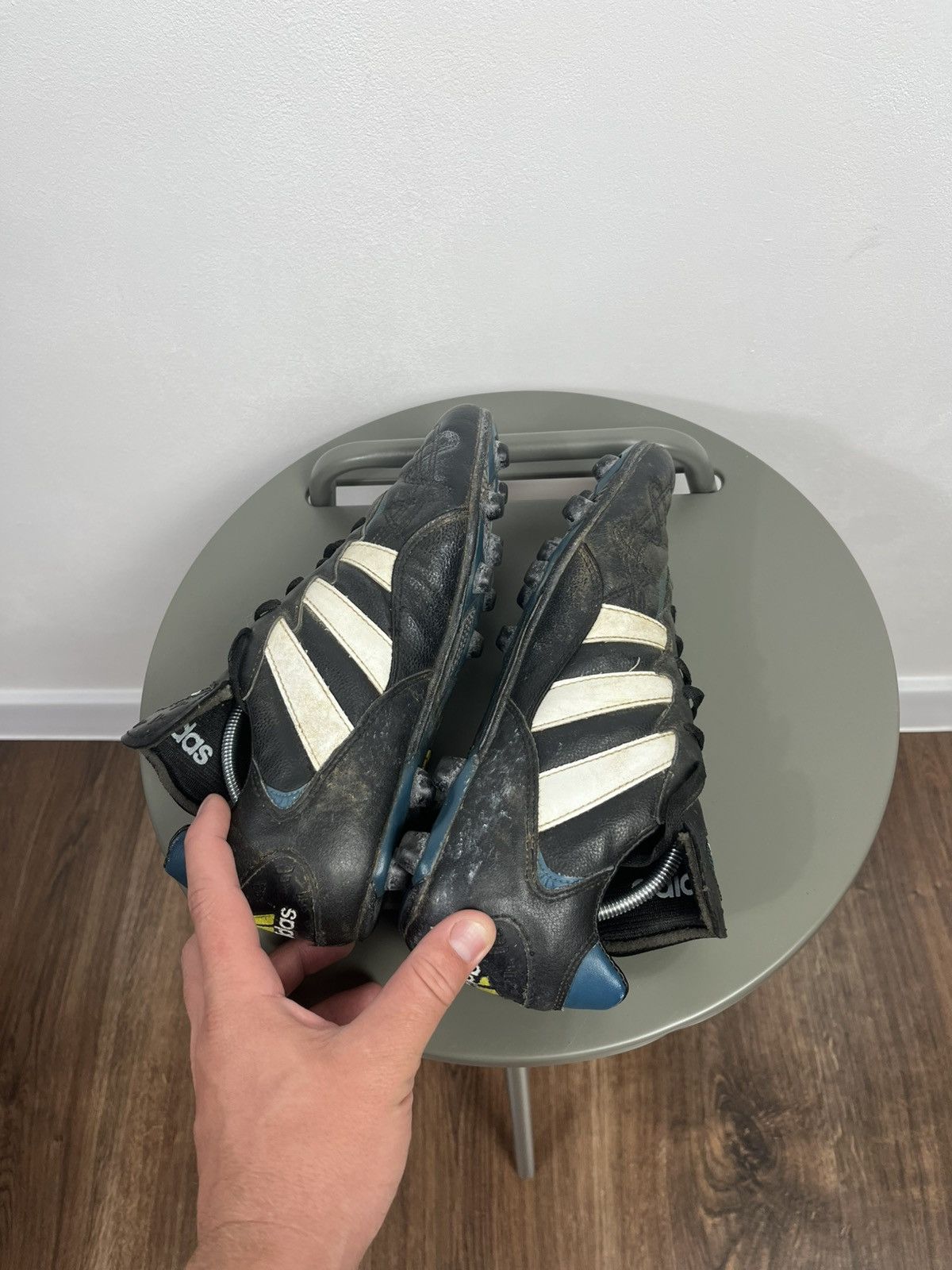 Adidas × Vintage Adidas Predator Touch 1996 Soccer Cleats Black White US 8.5 Size US 8.5 / EU 41-42 - 7 Thumbnail