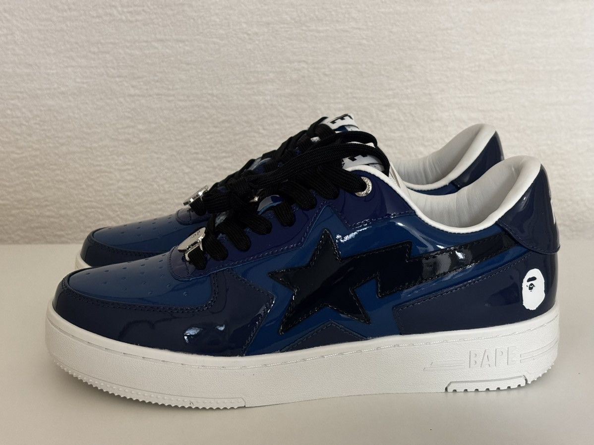 Bape Authentic ape bape bape sta Icon US 8 navy blue new Size US 8 / EU 41 - 8 Thumbnail
