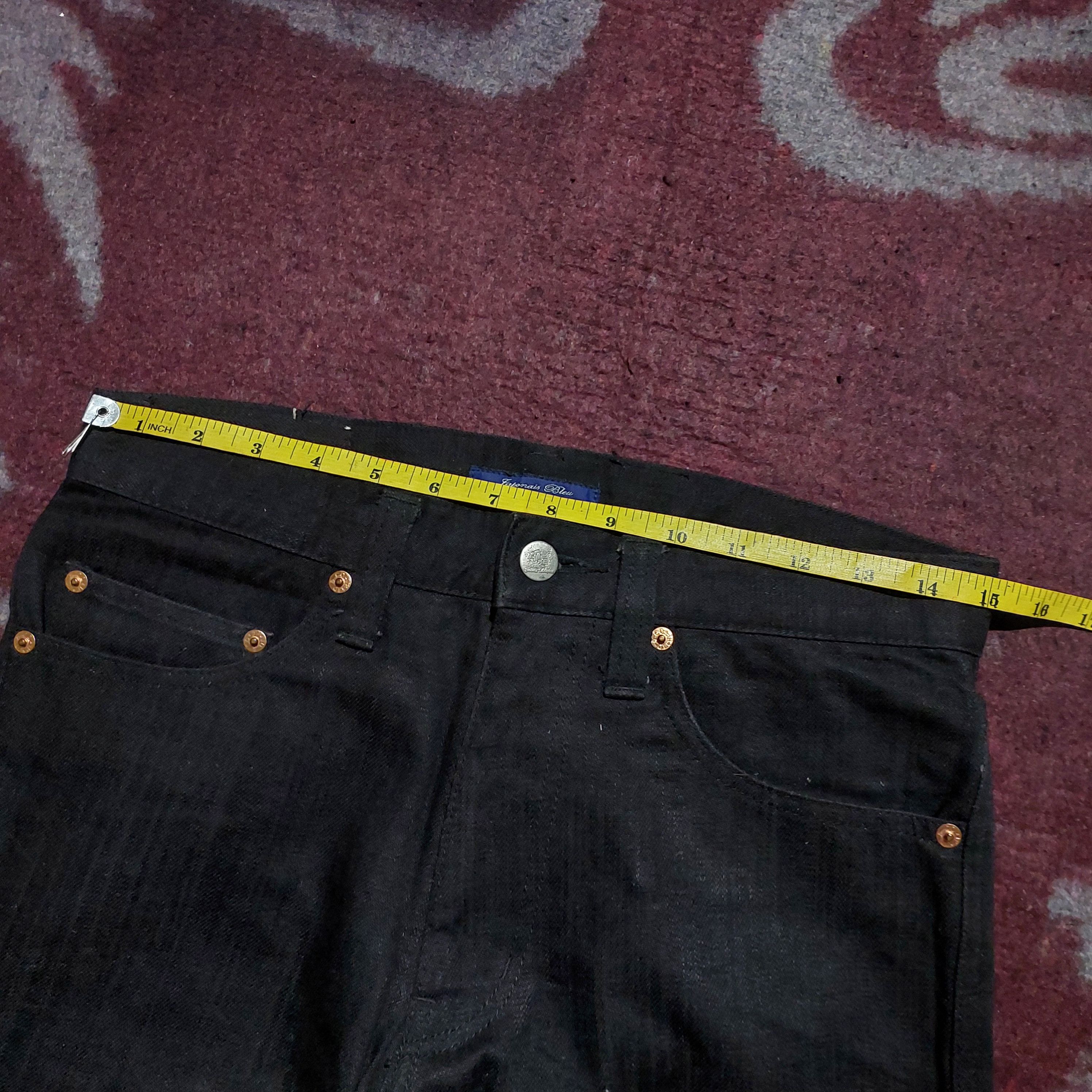 Tornado Mart Japanois Bleu red rose embroidered black denim Size US 30 / EU 46 - 15 Thumbnail