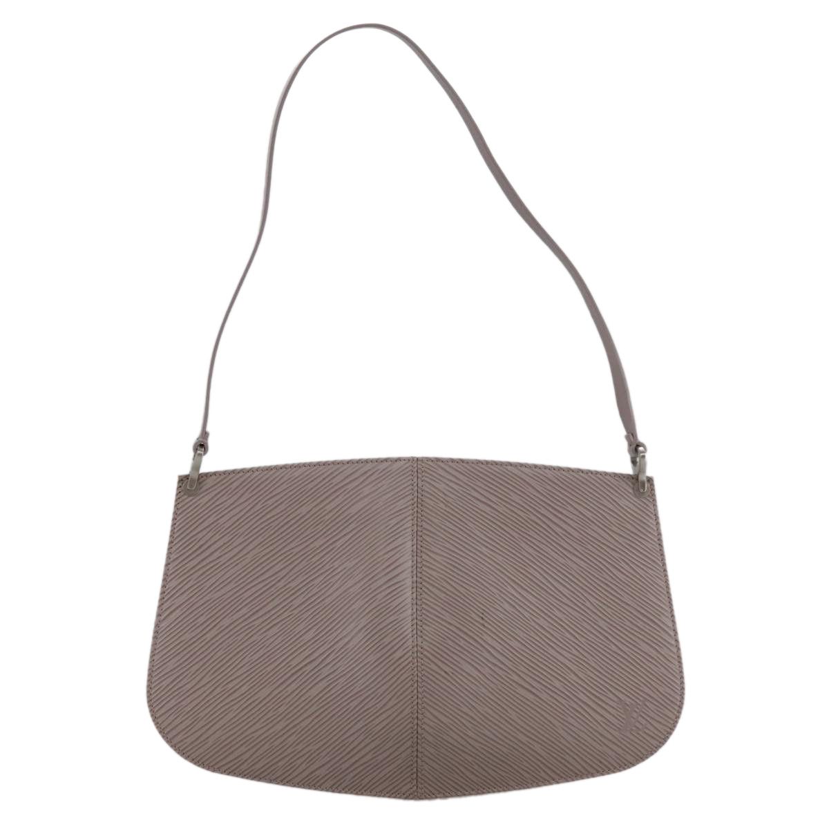 Louis Vuitton Demi Lune Grey Leather Clutch Bag (Pre-Owned) Size ONE SIZE - 1 Thumbnail