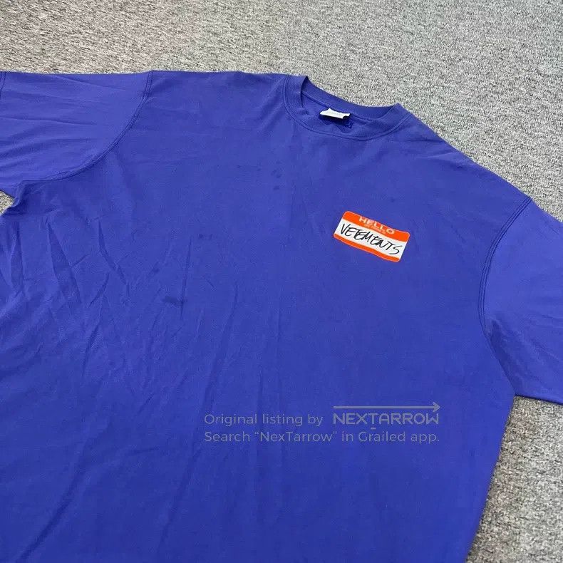 Vetements Vetements Signature Logo Short Sleeve T-Shirt Size US S / EU 44-46 / 1 - 3 Thumbnail