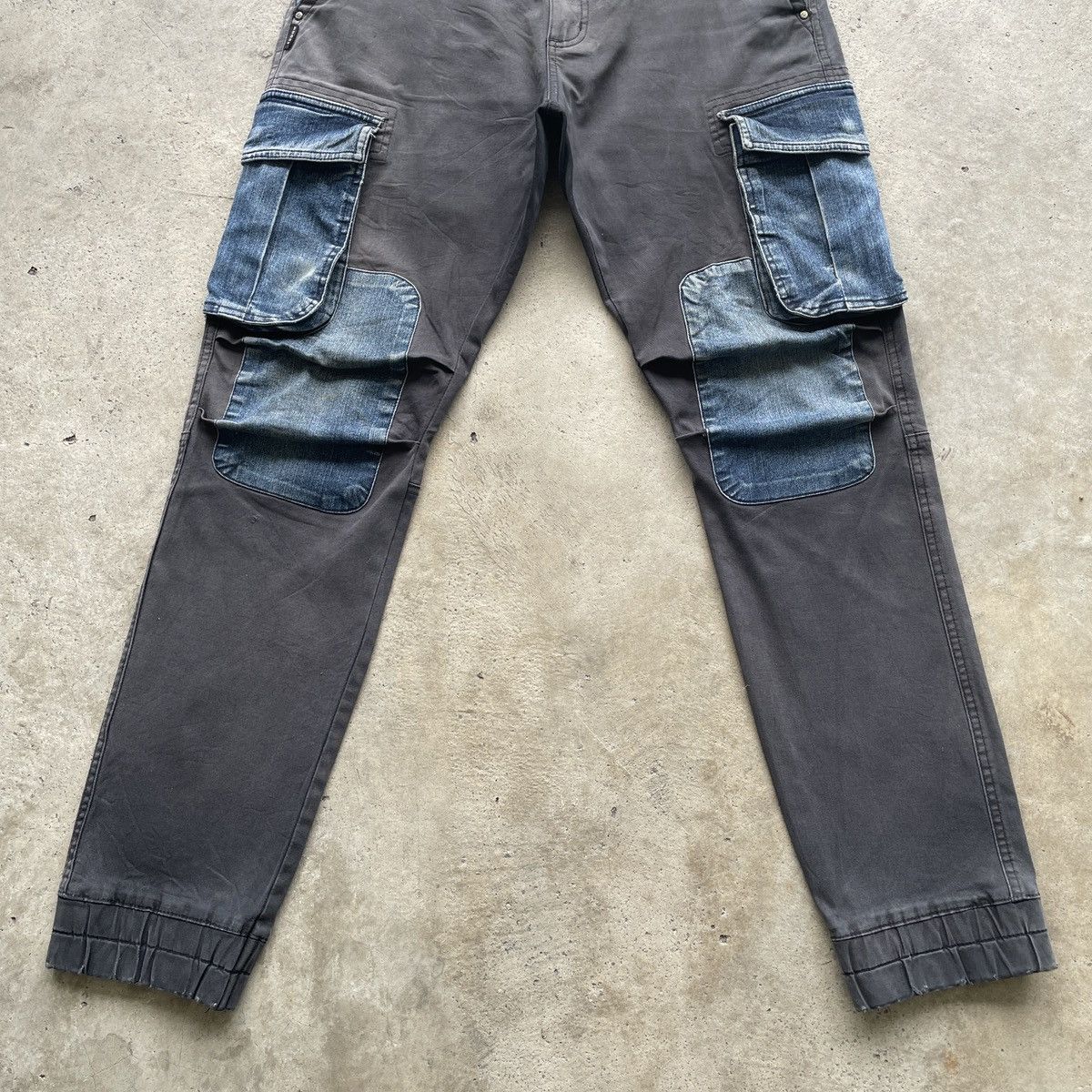 Japanese Brand Vintage Rocky Japan Double Knee Cargo Tactical Pants RARE Size US 34 / EU 50 - 6 Thumbnail