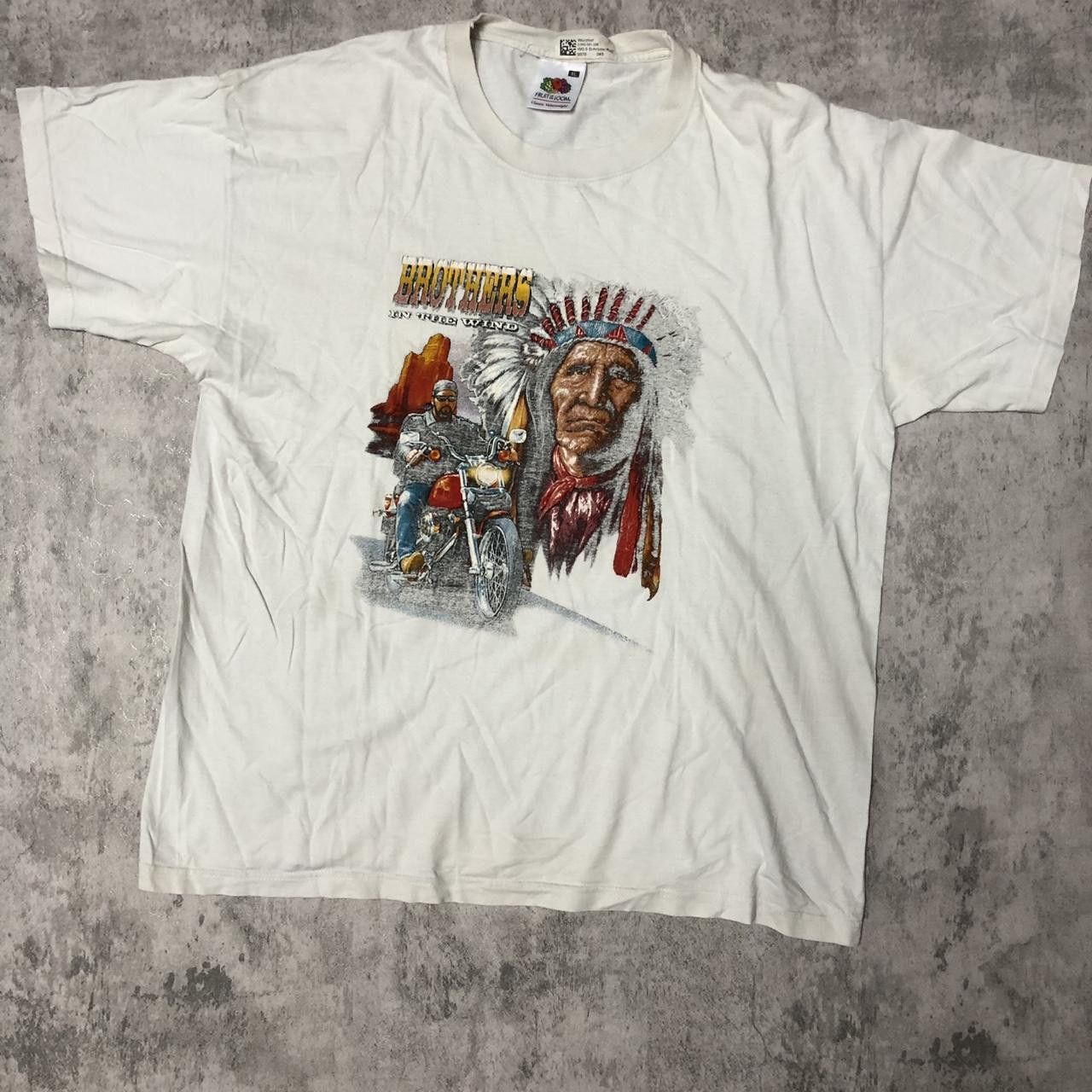 Other Indian white T-shirt vinatge boxy Size US XL / EU 56 / 4 - 1 Thumbnail