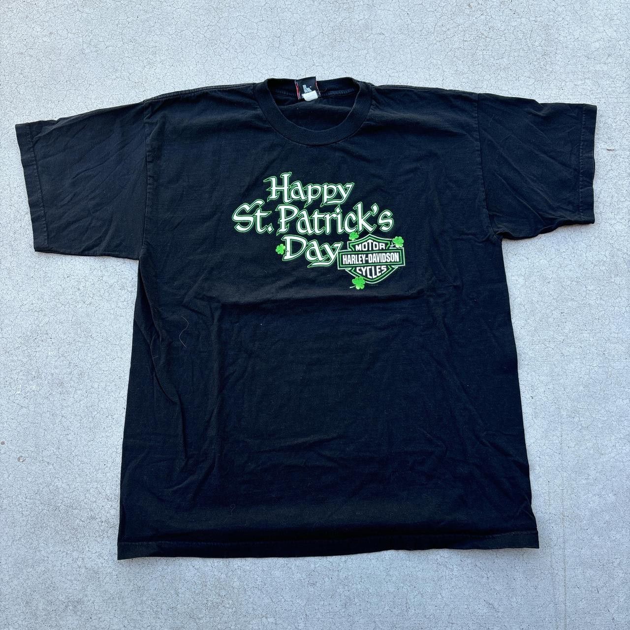 Harley Davidson HARLEY DAVIDSON SAINT PATRICKS DAY LEPRECHAUN BIKER TEE Size US XXL / EU 58 / 5 - 5 Thumbnail