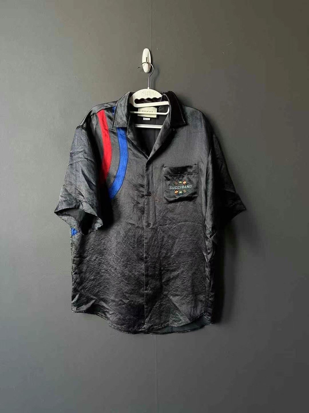 Gucci Gucci Flag short-sleeved shirt 2501-Nextarrow Size US M / EU 48-50 / 2 - 1 Thumbnail
