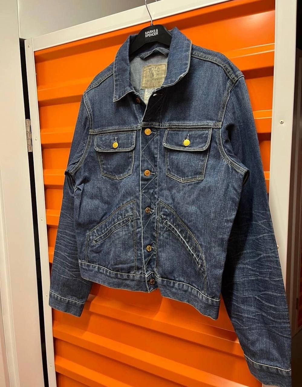 Polo Ralph Lauren 90’s Vintage POLO RALPH LAUREN Denim Jacket rare Size US M / EU 48-50 / 2 - 1 Thumbnail