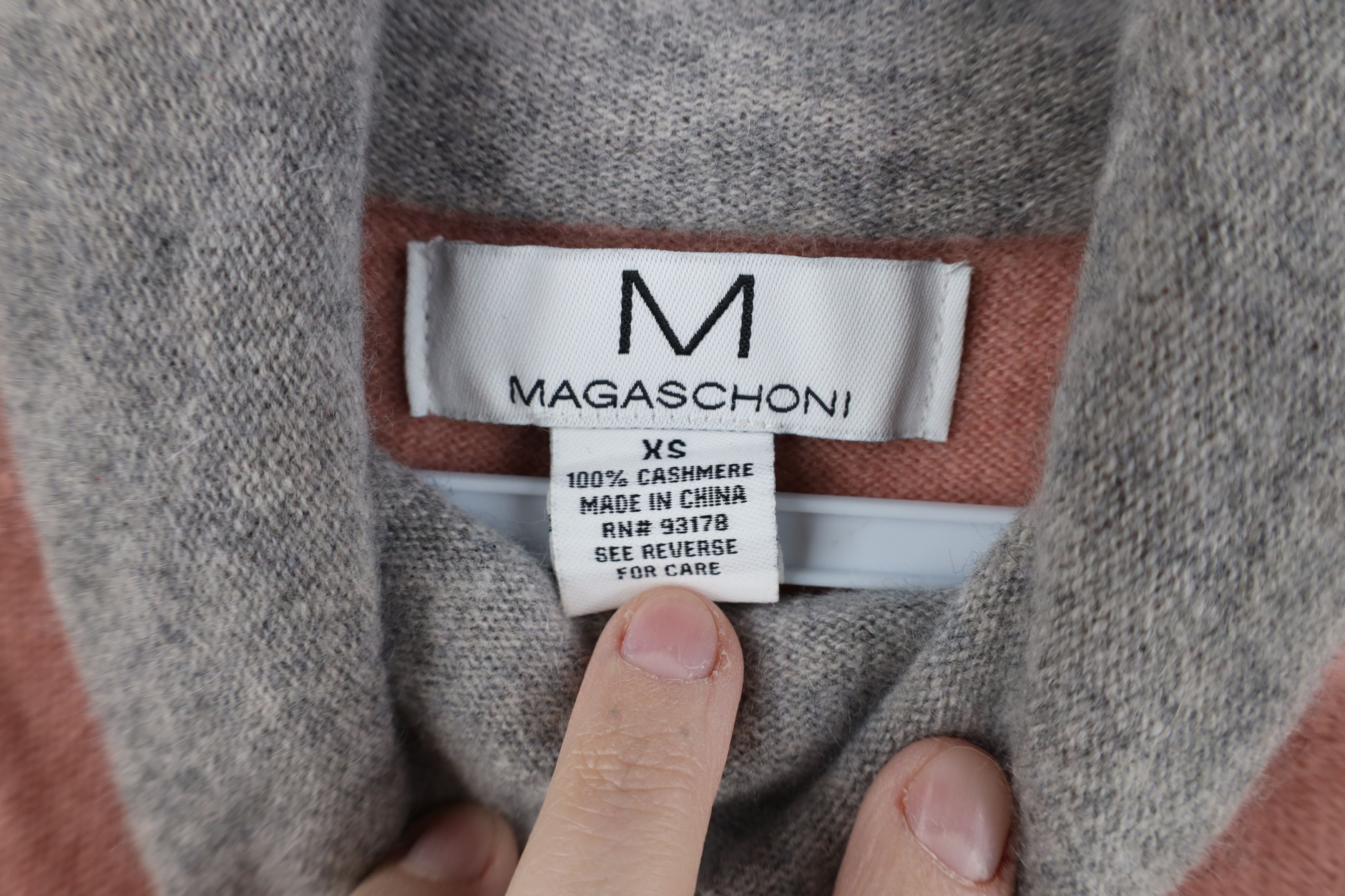 Magaschoni Magaschoni Cashmere Knit Layered Turtleneck Sweater Pink Size XS / US 0-2 / IT 36-38 - 6 Thumbnail
