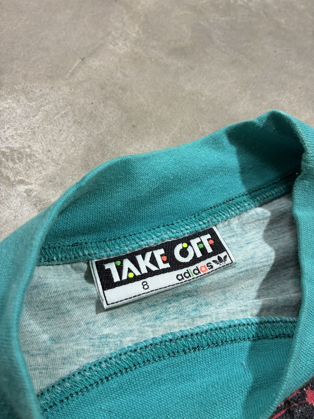 Adidas Vintage Adidas Take Off Ethnic Mineral Wash T Shirt Teal 90s Size US M / EU 48-50 / 2 - 5 Thumbnail