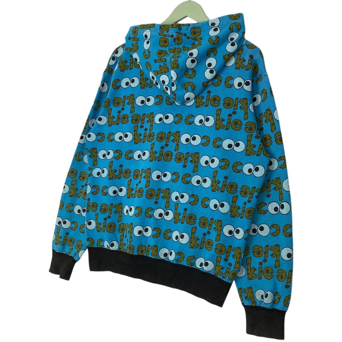 Vintage Vintage Cookie Monster Full Zip Hoodie Sweater Blue Size M Size M / US 6-8 / IT 42-44 - 8 Thumbnail