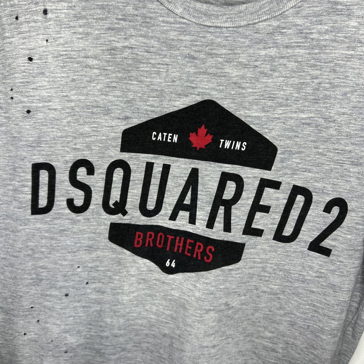 Dsquared2 Dsqured2 Dsquared Distressed Big logo T-shirt size M Size US M / EU 48-50 / 2 - 5 Thumbnail