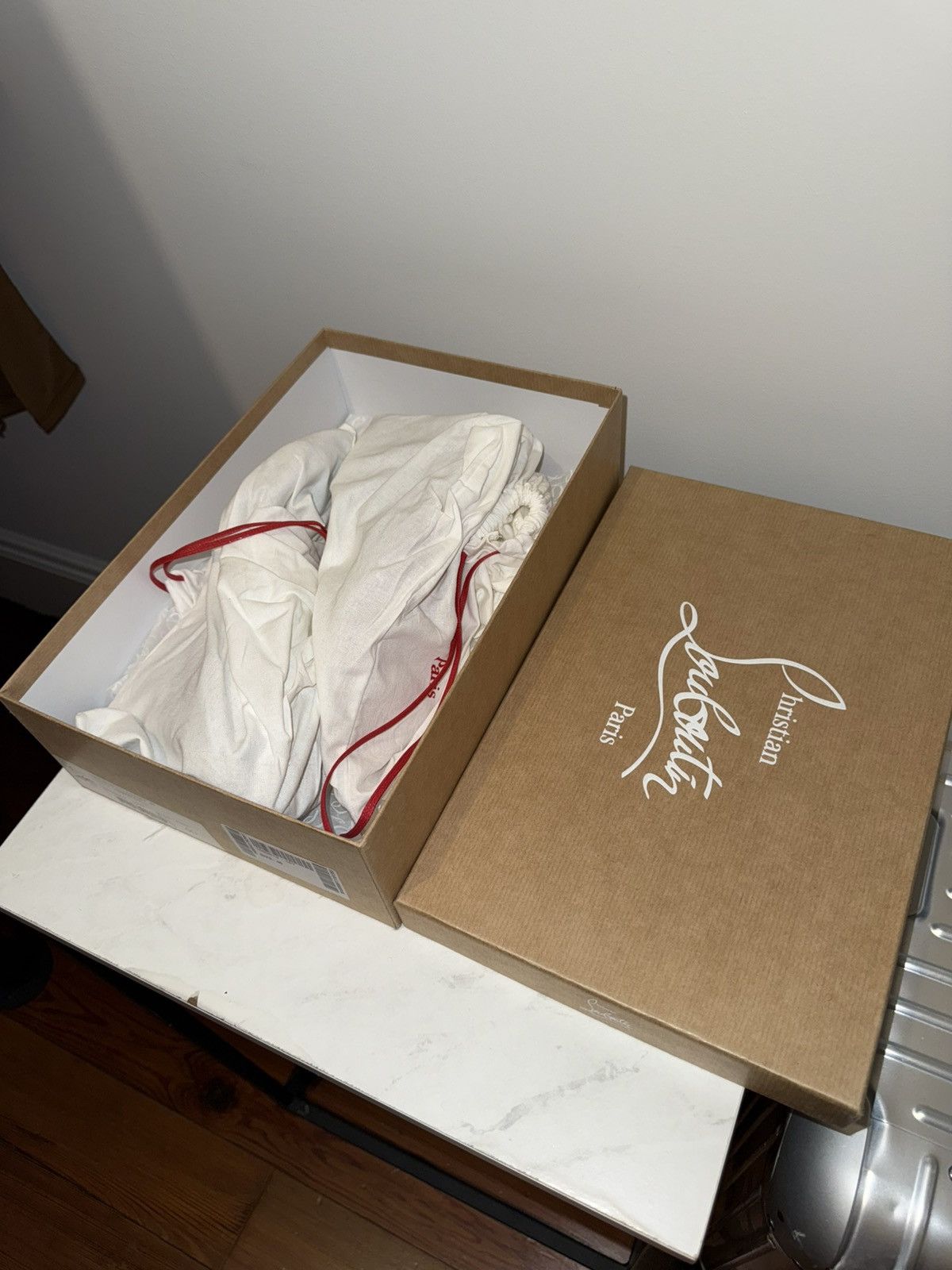 Christian Louboutin New Christian Louboutin wedge heel sandal 40 Size US 10 / IT 40 - 2 Thumbnail