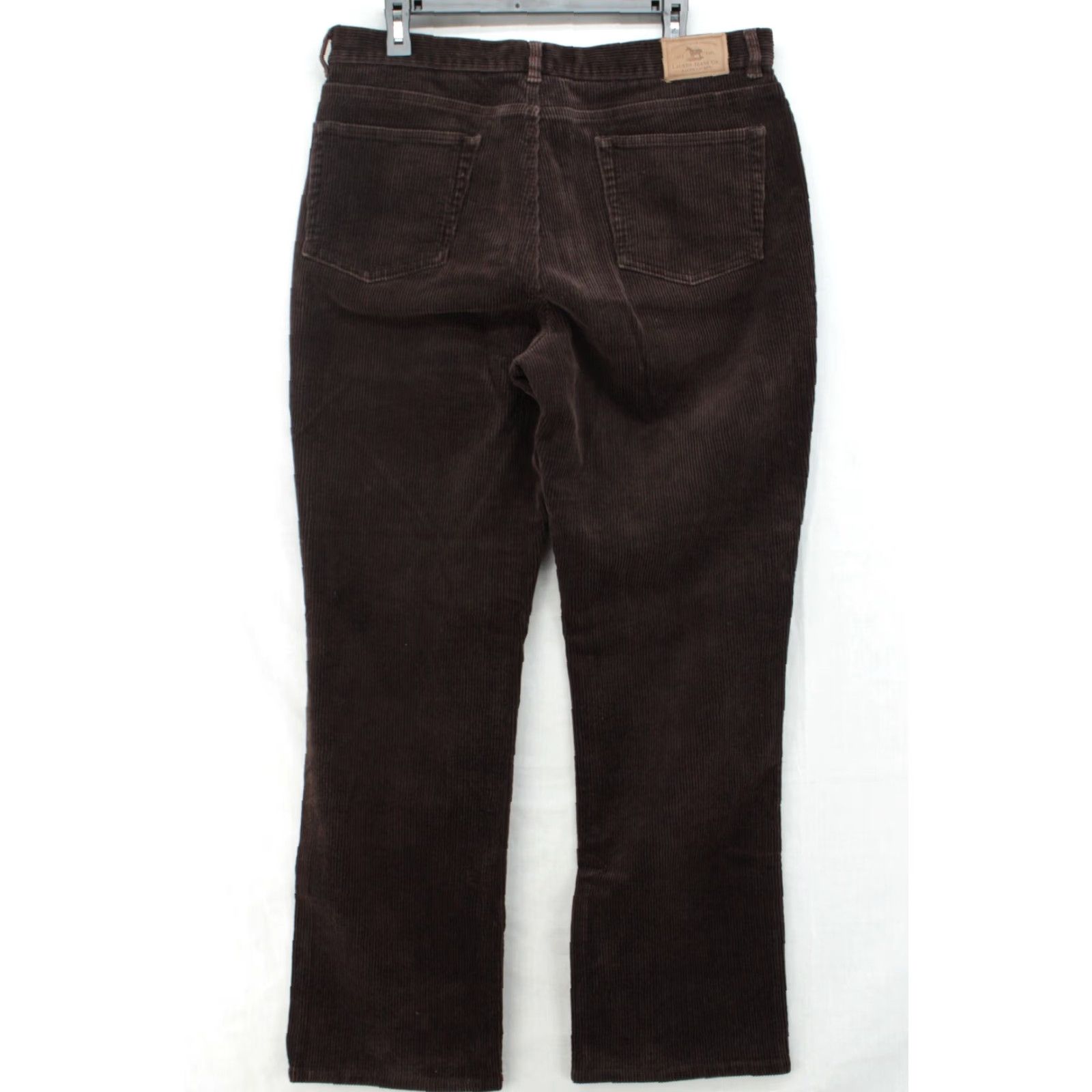 Ralph Lauren LAUREN RALPH LAUREN Women Corduroy Straight Leg Pants Brown 36x31 Size 14 Preppy Classic 14 Pants Brown Size 36" / US 14 / IT 50 - 5 Thumbnail