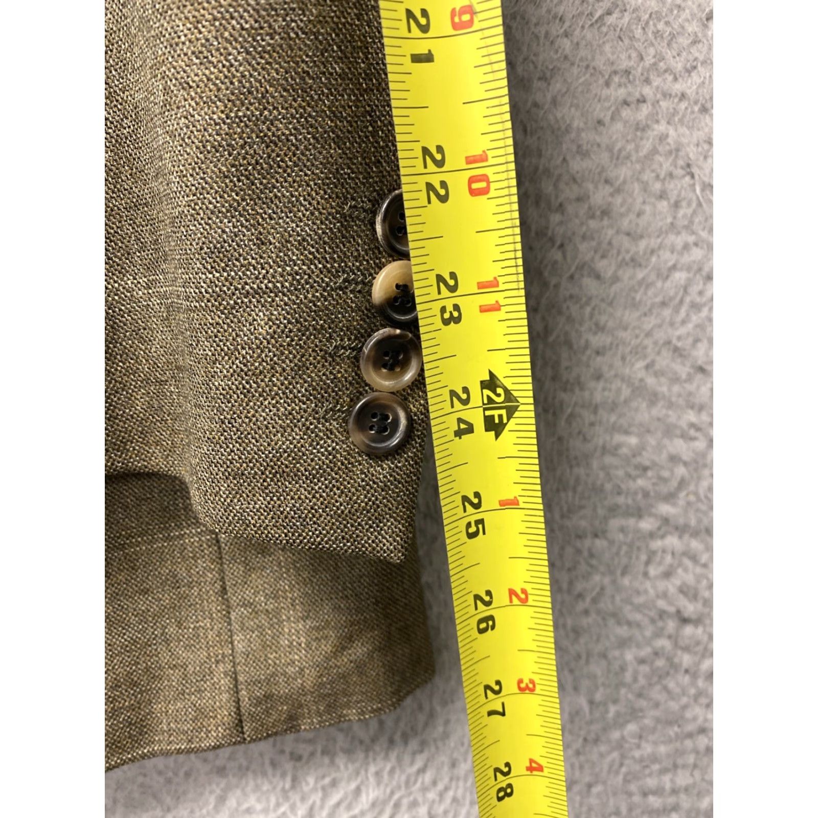 Hugo Boss VINTAGE HUGO BOSS Blazer 40R Green Plaid USA Mens Size 40R - 5 Thumbnail