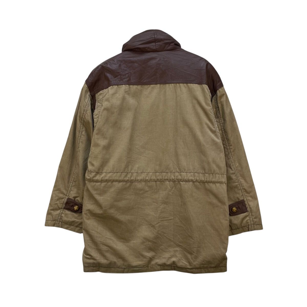 Issey Miyake 💥Vintage Monsieur Paris Corduroy Leather Jacket Size US L / EU 52-54 / 3 - 2 Thumbnail
