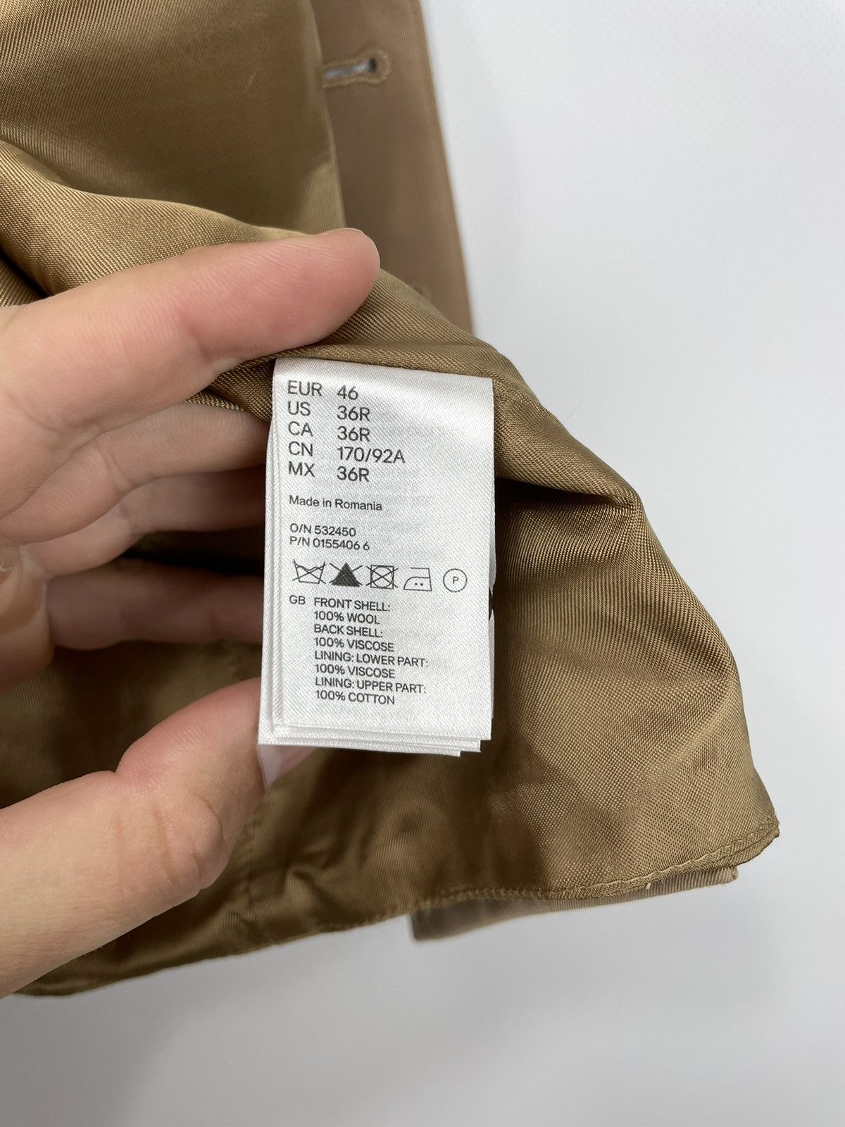 H&M × Maison Margiela Maison Martin Margiela x H&M Tan Wool Vest – Size 46 Size L / US 10 / IT 46 - 11 Thumbnail