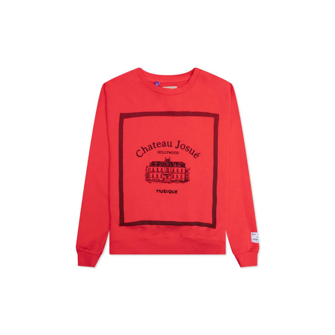 Gallery Dept. o1gr1nt0526 Musique Crewneck Sweatshirt in Red Size US XS / EU 42 / 0 - 1 Thumbnail