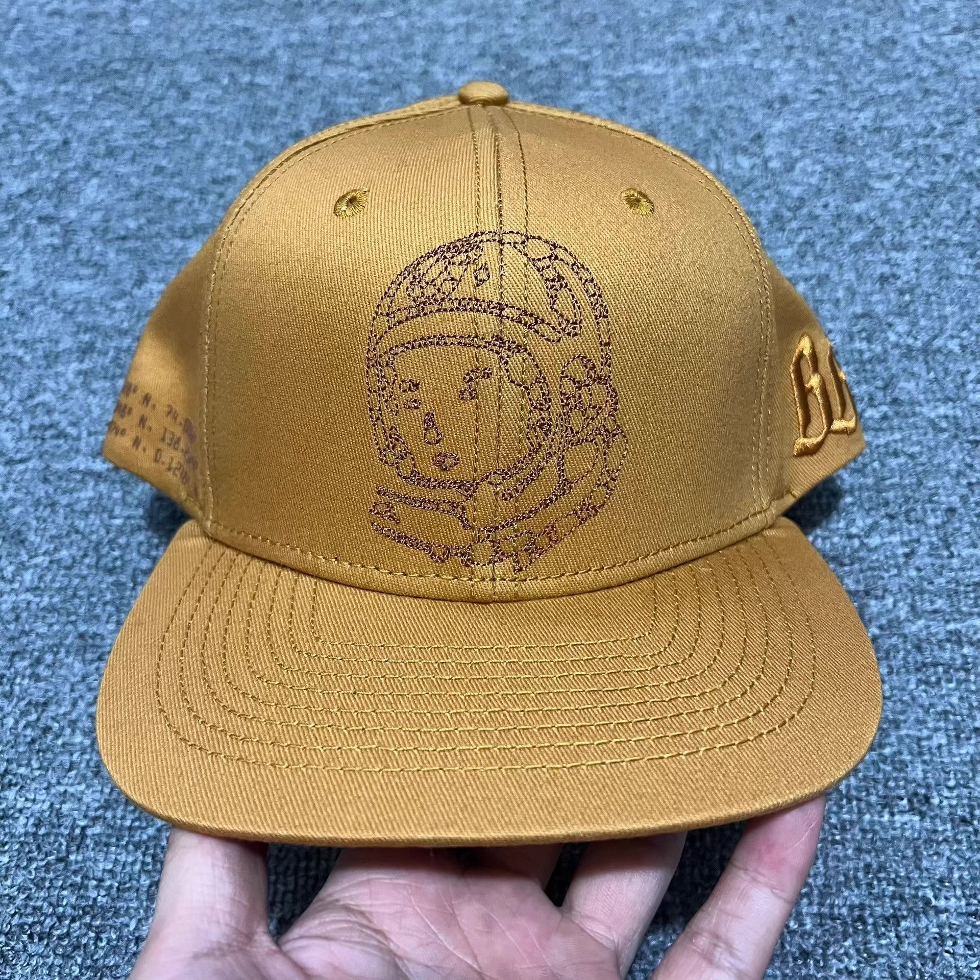 Billionaire Boys Club BBC Astronaut Single-Line Logo Flat Brim Baseball Cap Q7 Size ONE SIZE - 1 Thumbnail
