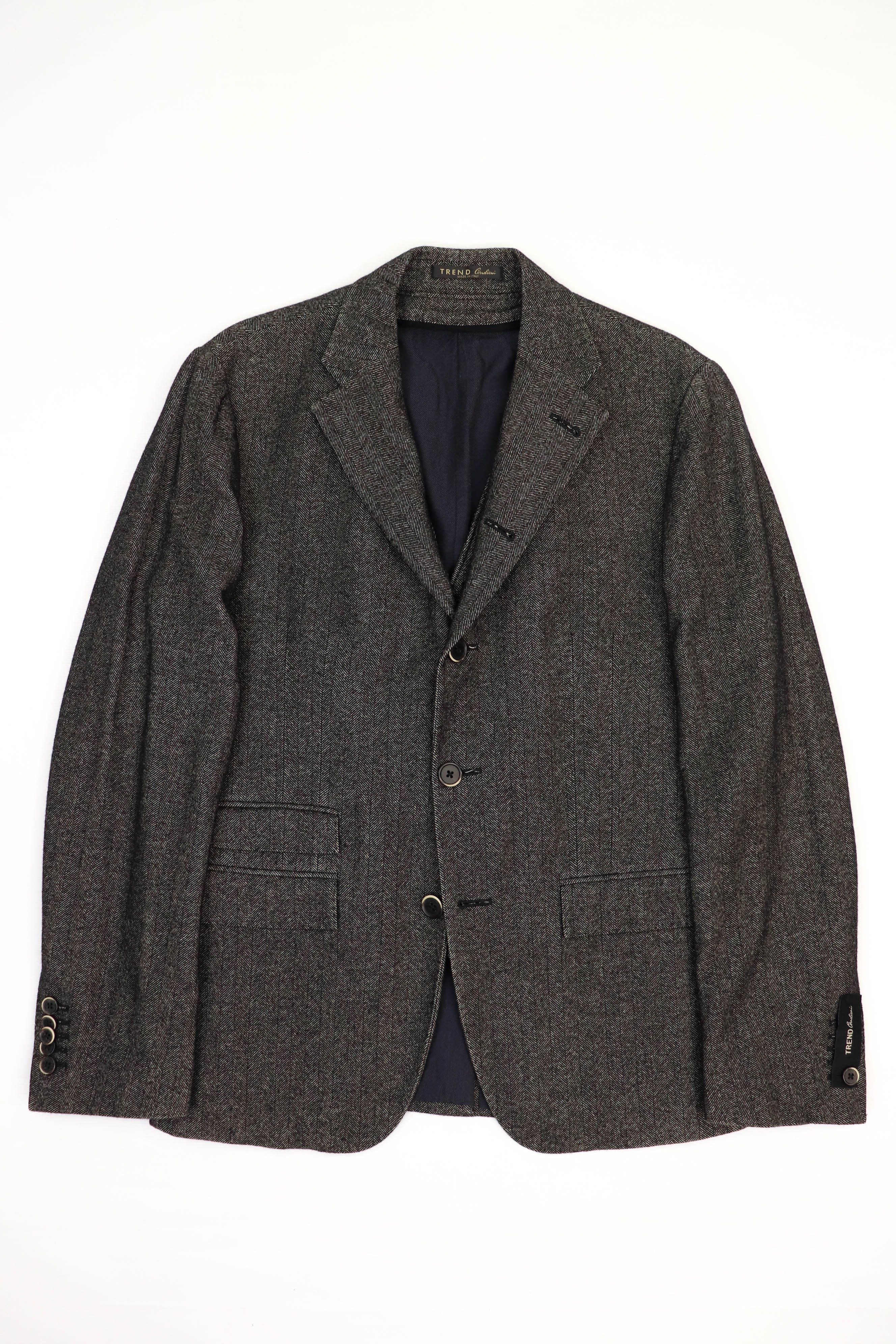 Corneliani Corneliani Trend Herringbone Wool Sport Coat Blazer Jacket Size US M / EU 48-50 / 2 - 3 Thumbnail