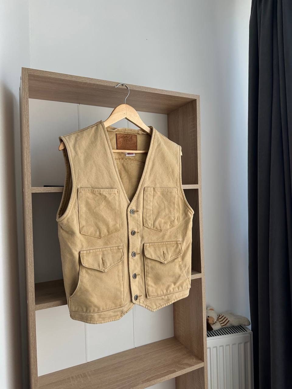 Vintage Vintage Schaefer Western Leather USA Beige Jacket Size US M / EU 48-50 / 2 - 11 Thumbnail