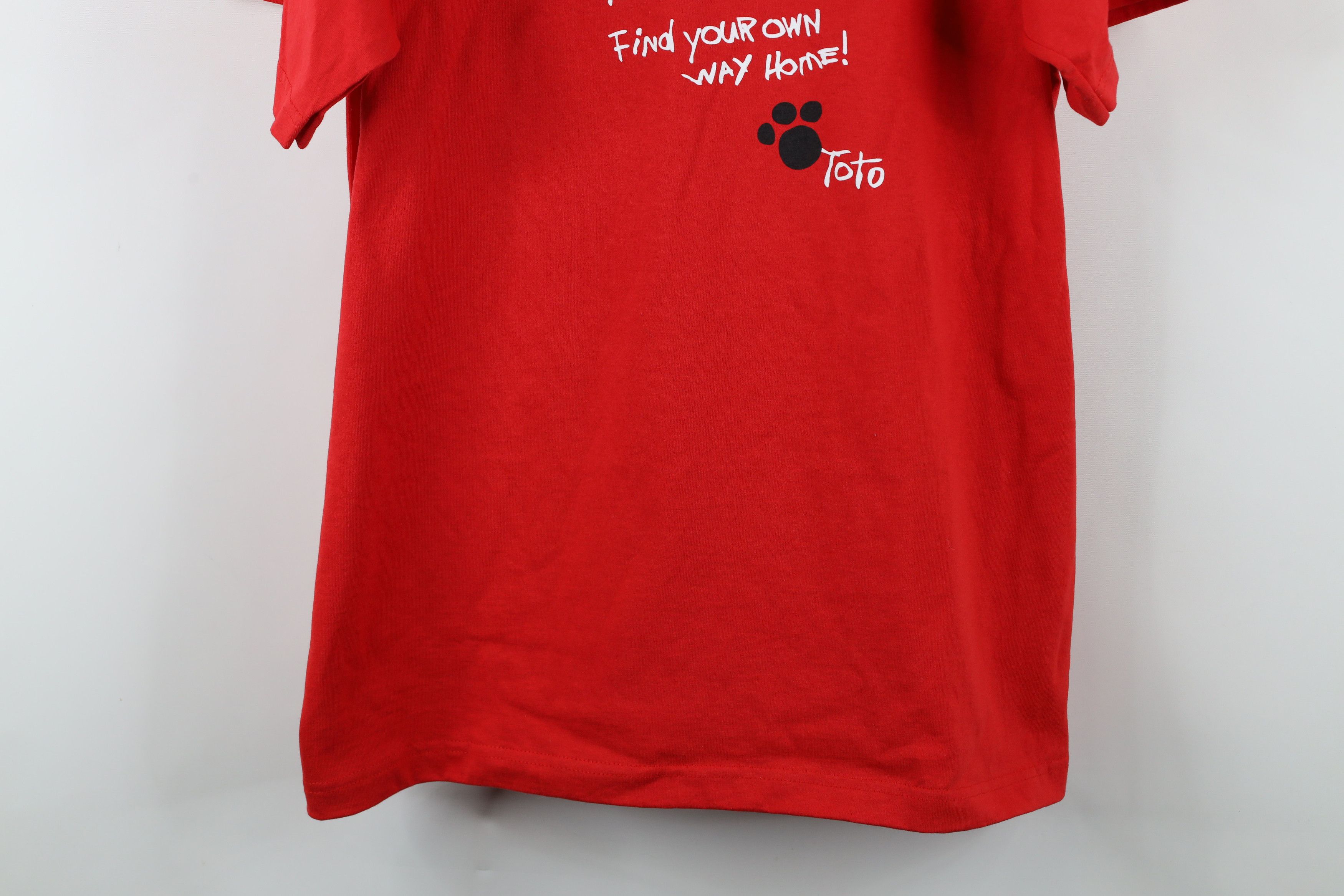 Vintage Vintage 90s of Oz Toto The Dog Funny T-Shirt Red Cotton USA Size US XXL / EU 58 / 5 - 3 Thumbnail