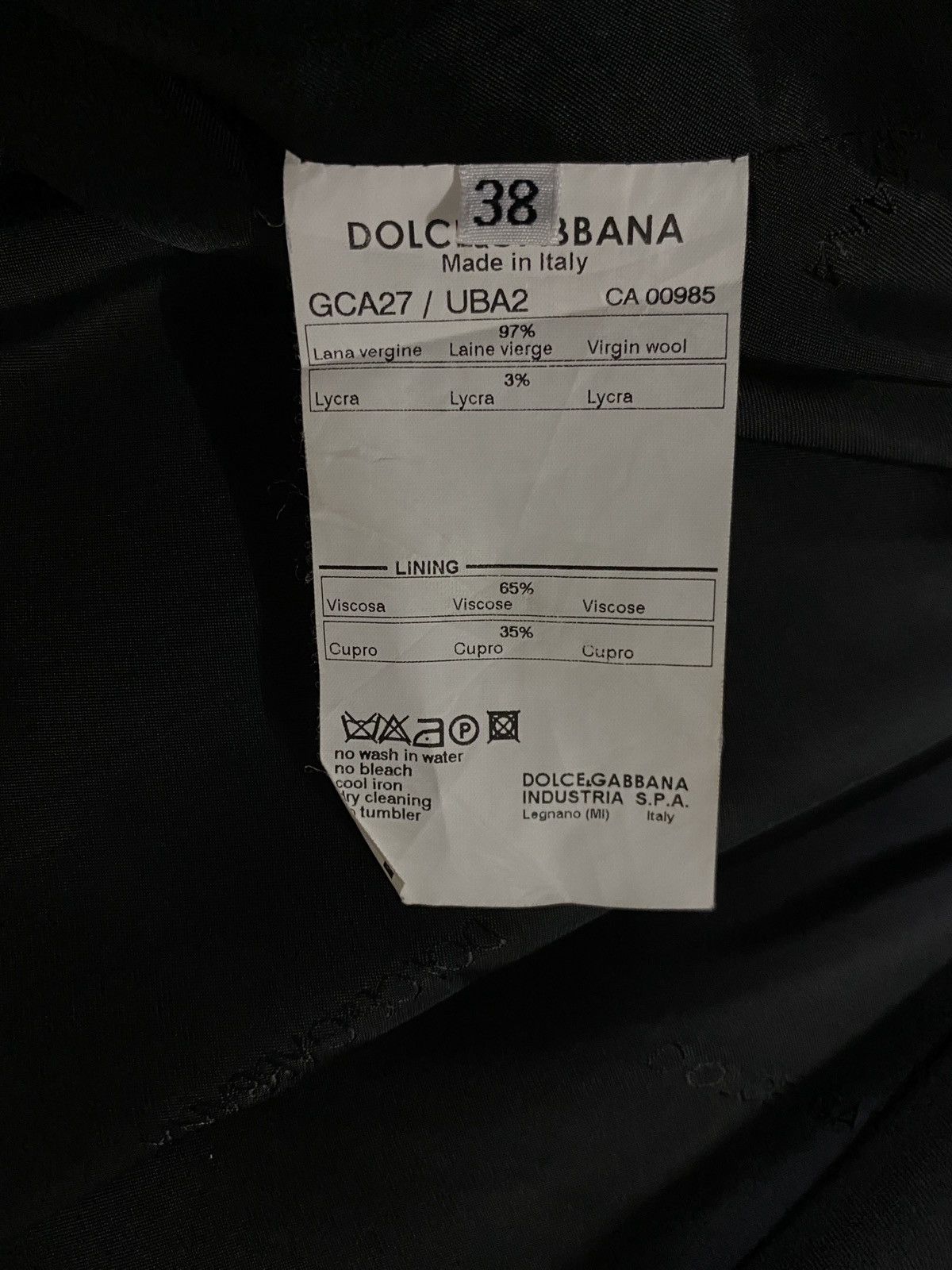 Dolce & Gabbana Rare Vintage Dolce & Gabbana Downcode Sleeve Jacket 2000s Size US M / EU 48-50 / 2 - 10 Thumbnail