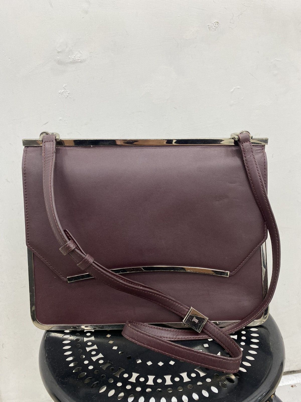 Lanvin Lanvin collection leather crossbody burgandy Size ONE SIZE - 1 Thumbnail