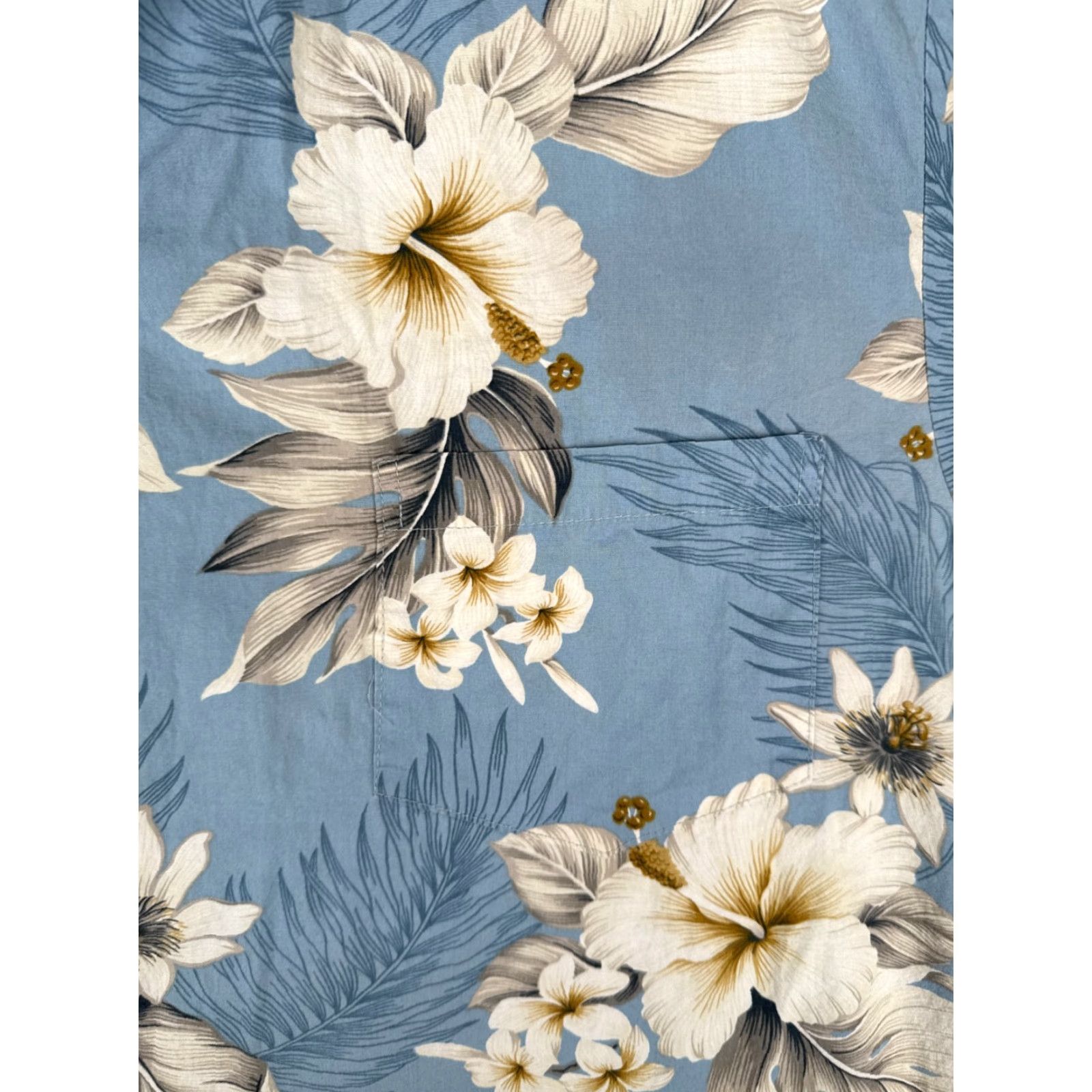 Vintage VINTAGE Pacific Legend Shirt Men 3XL Blue Floral Palm 100% Cotton Hawaiian Size US XXL / EU 58 / 5 - 6 Thumbnail