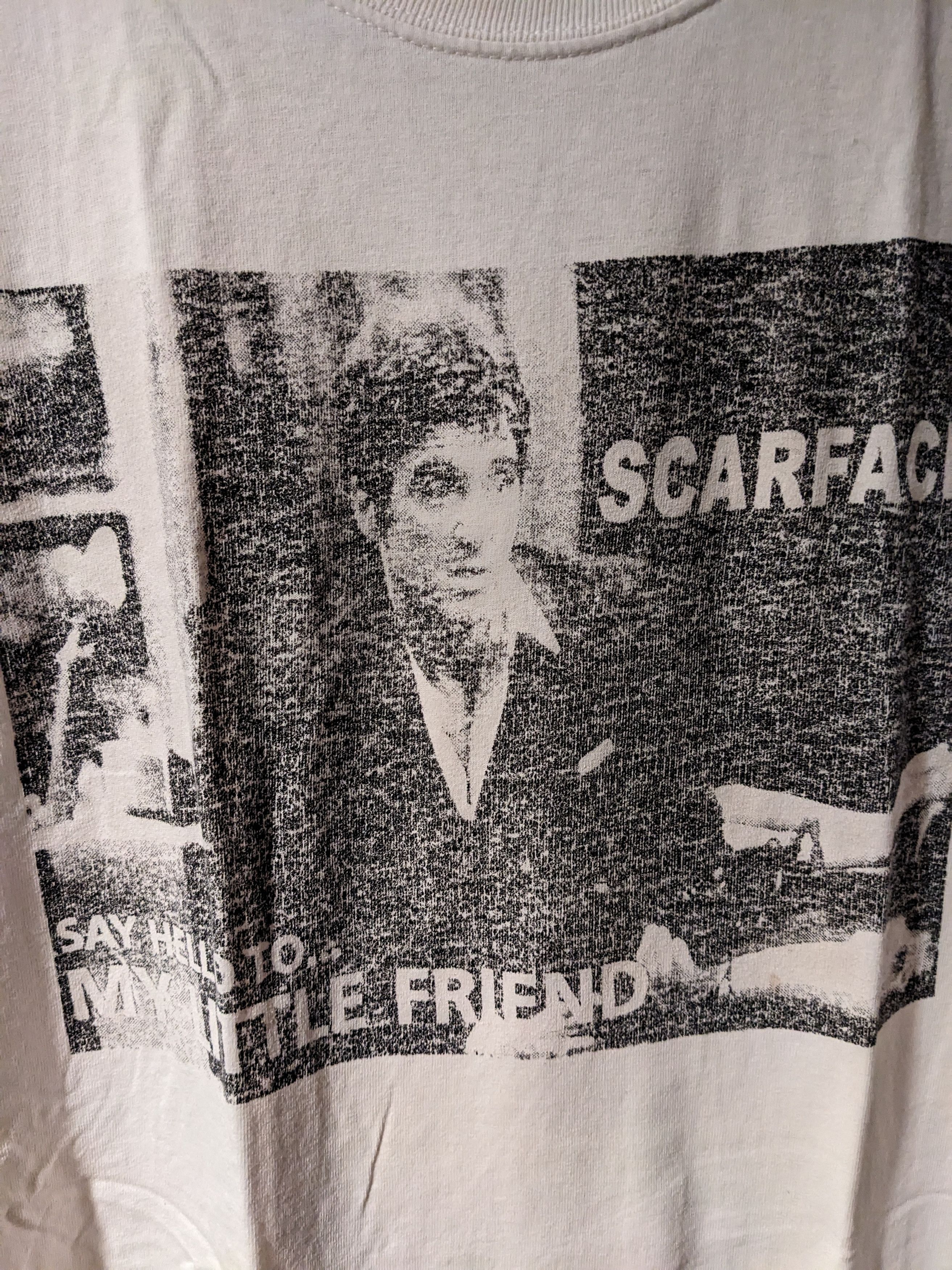Vintage Vintage Y2K Scarface Say Hello to my Little Friend T-Shirt Size US L / EU 52-54 / 3 - 2 Thumbnail