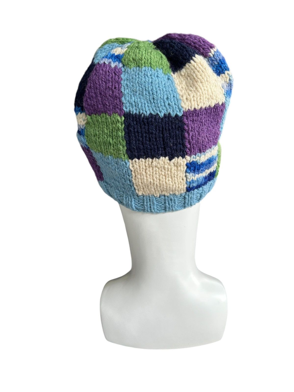 Japanese Brand × Kapital × Vintage Crochet Knitted Handmade Beanie Hats Rare ☠️🎌 Size ONE SIZE - 5 Thumbnail