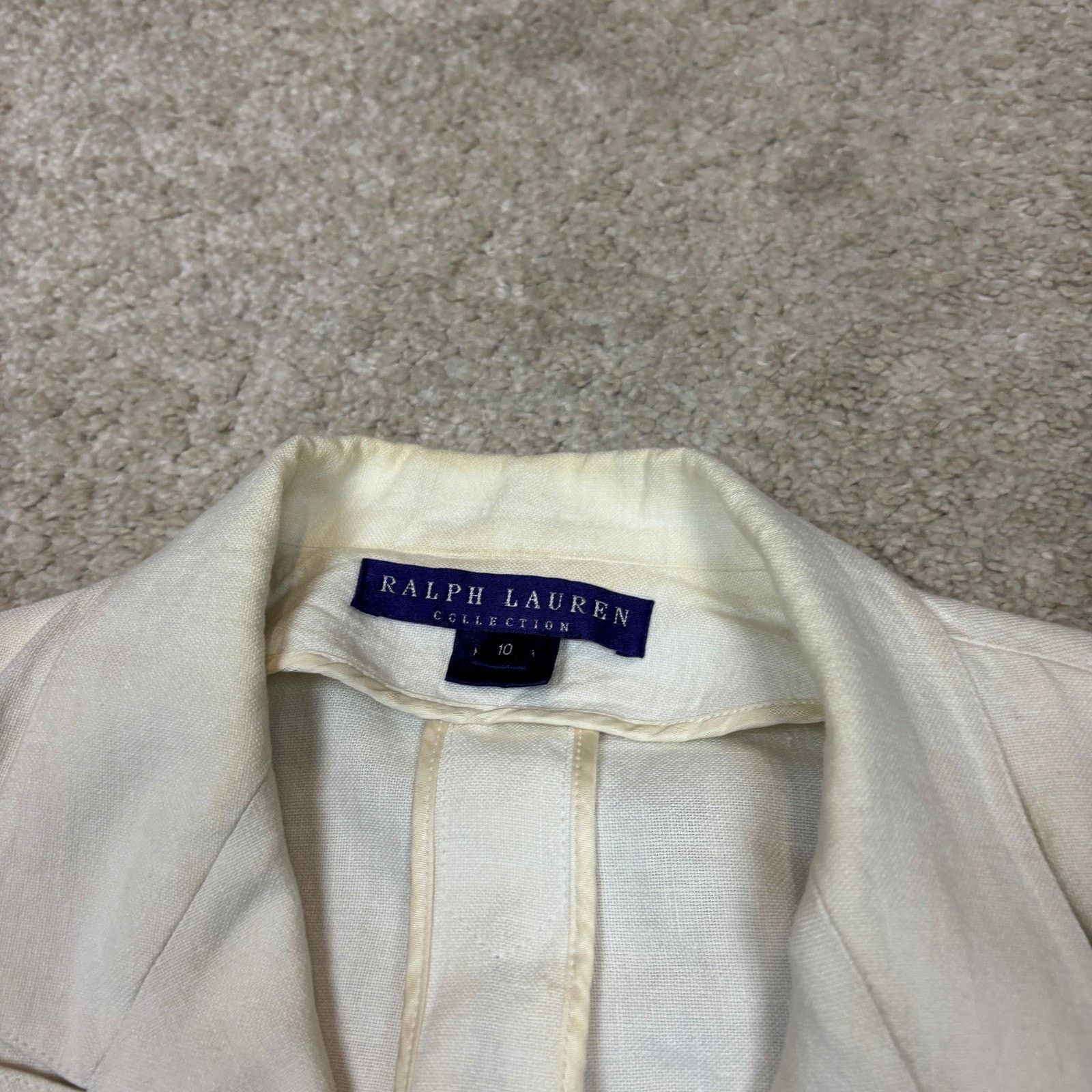 Ralph Lauren Ralph Lauren Purple Label Women's Hemp Blazer Size 10 Size L / US 10 / IT 46 - 13 Thumbnail