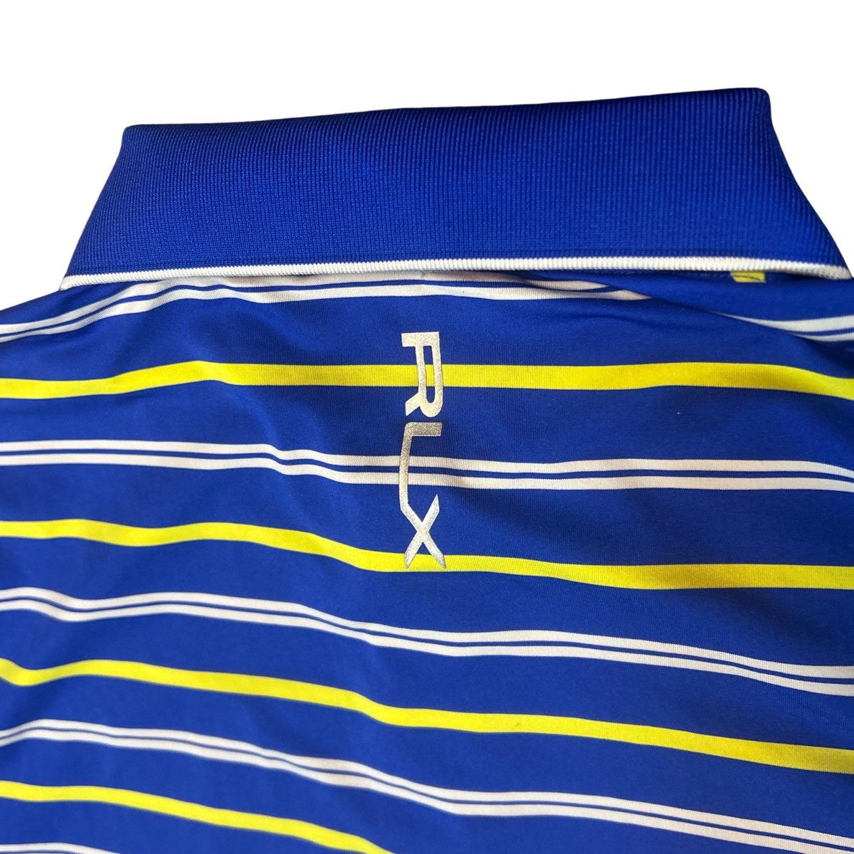 RLX Ralph Lauren RLX Ralph Lauren Blue Yellow Polo EUC M Golf Short Sleeve Size US M / EU 48-50 / 2 - 5 Thumbnail