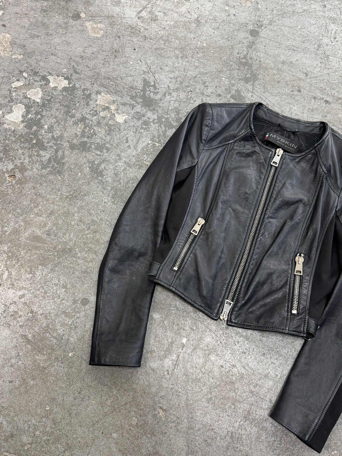 Japanese Brand Vintage Real Leather Avant Garde y2k Jacket Size M / US 6-8 / IT 42-44 - 5 Thumbnail