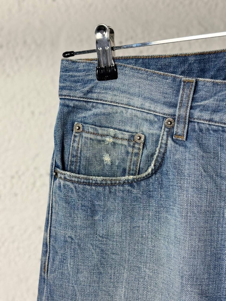Prada Prada Blue Washed Denim Jeans Size US 31 - 11 Thumbnail