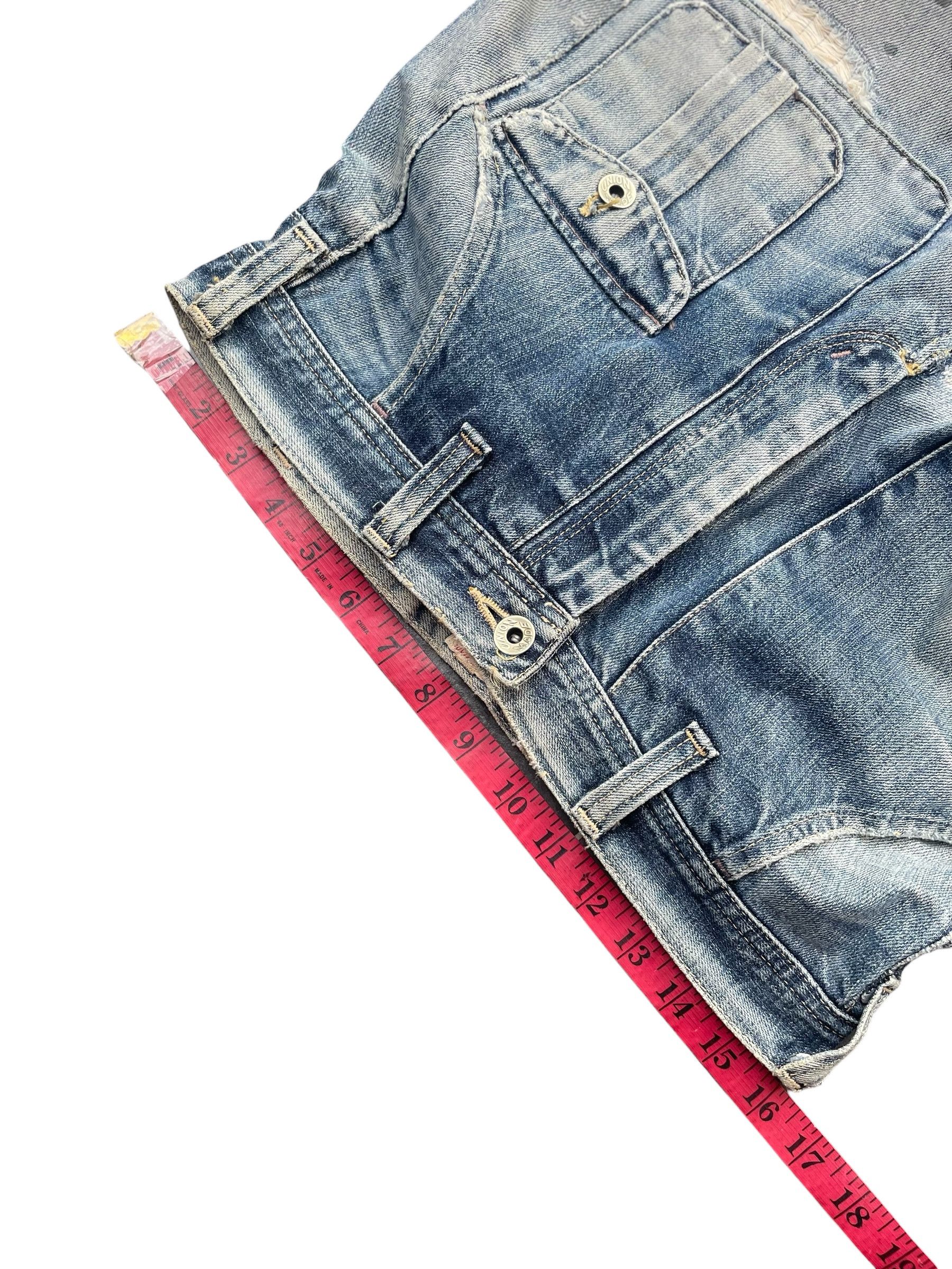 Lee Vintage Lee Union Made Japan Distresed Denim Size US 31 - 18 Thumbnail