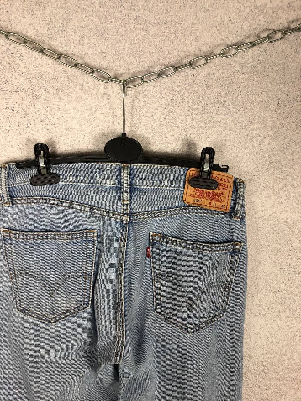 Levi's Vintage LEVIS 505 Jeans Wash Denim Blue 90s W31 L32 Size US 31 - 8 Thumbnail