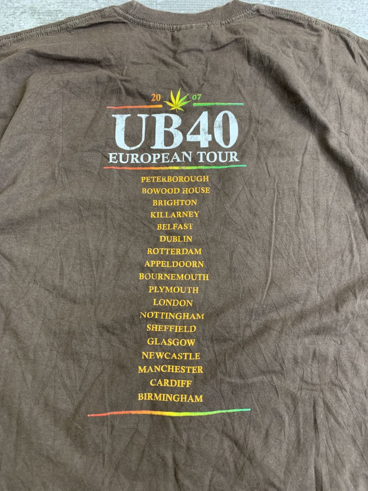 Band Tees 2007 Ub40 Tour Tshirt Size US M / EU 48-50 / 2 - 7 Thumbnail