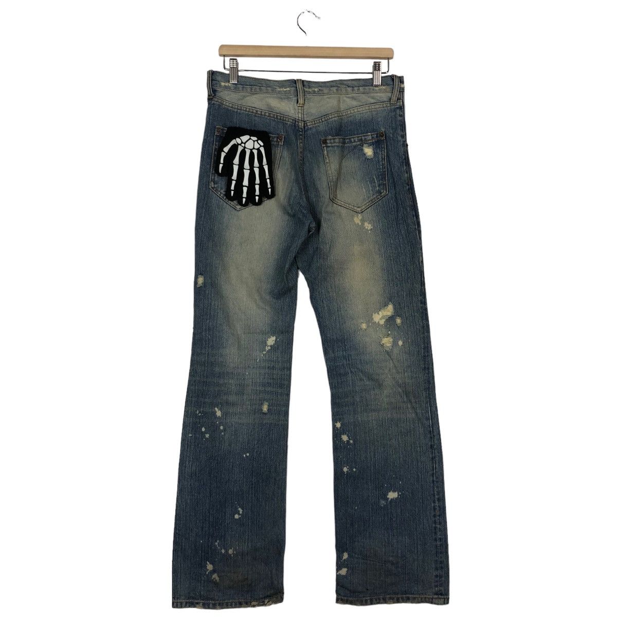 Hysteric Glamour 🔥Rare Distressed Denim Jeans Straight Cut Hysteric Glamour Size US 32 / EU 48 - 8 Thumbnail