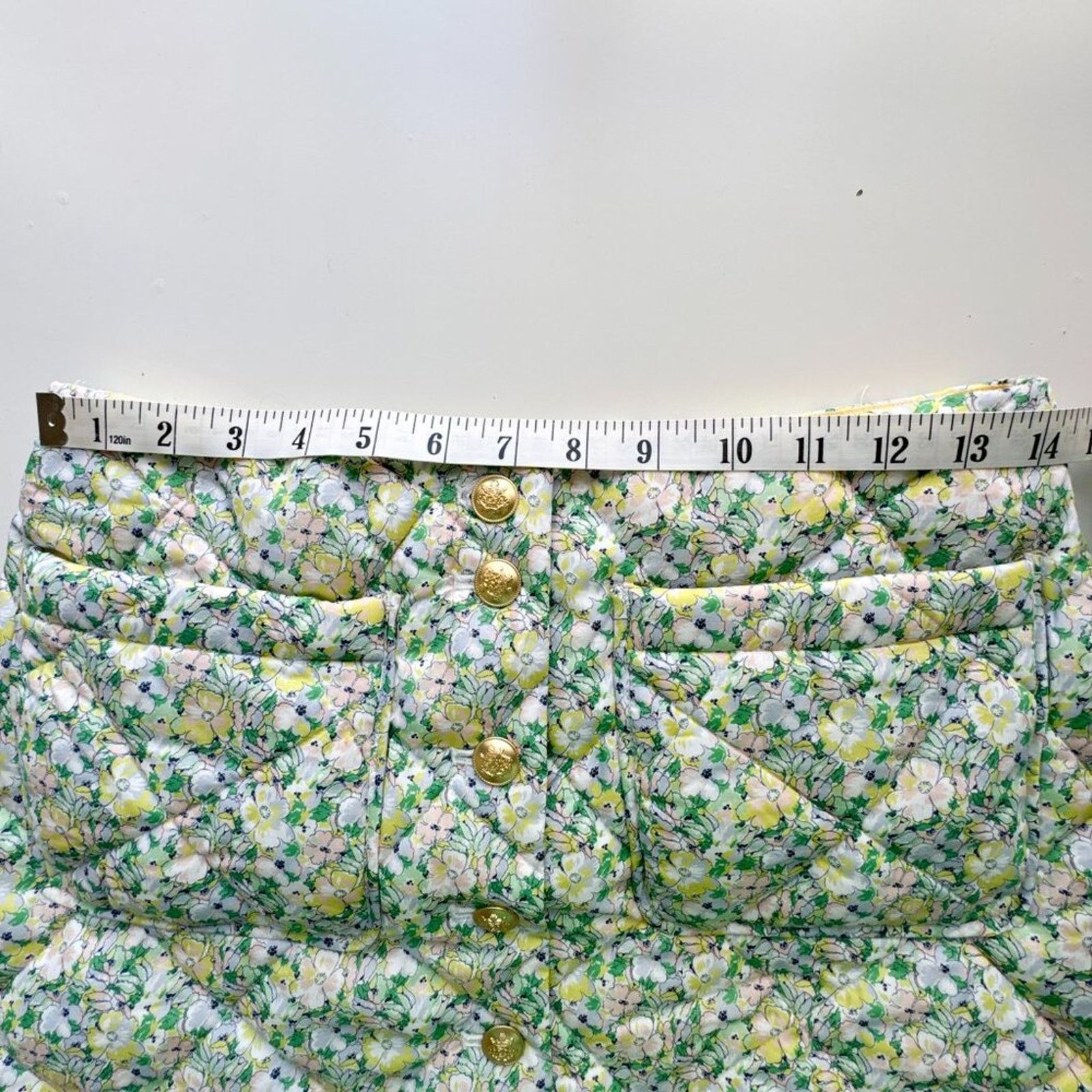 J.Crew J. Crew New Limited edition quilt button mini skirt Liberty Size 27" / US 4 / IT 40 - 6 Thumbnail