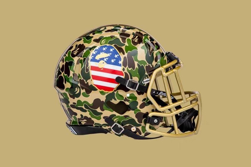 Riddell Bape x Adidas Collaboration Football Helmet Q5 Size ONE SIZE - 5 Thumbnail