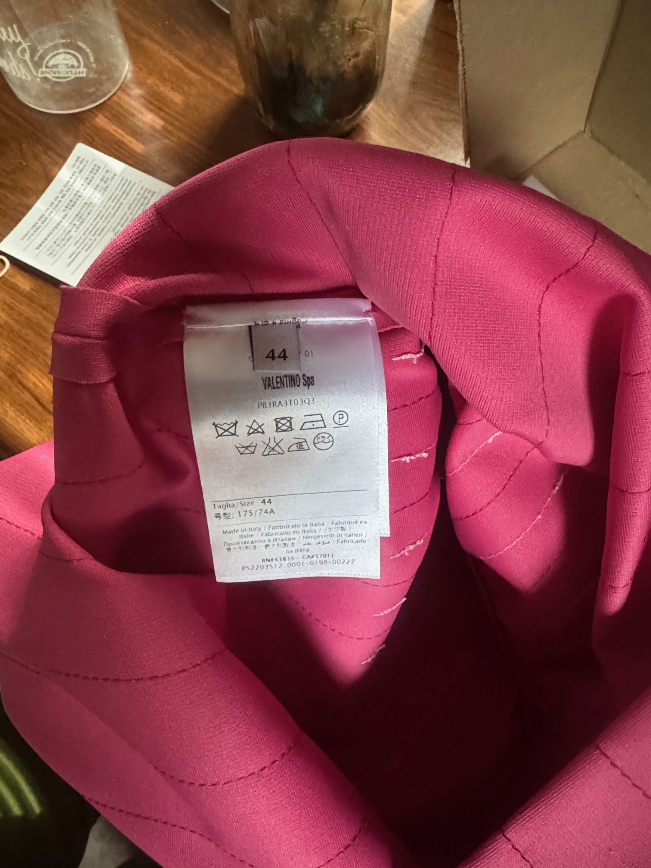 Valentino Topstitched jersey mini skirt pink Size 30" / US 8 / IT 44 - 7 Thumbnail
